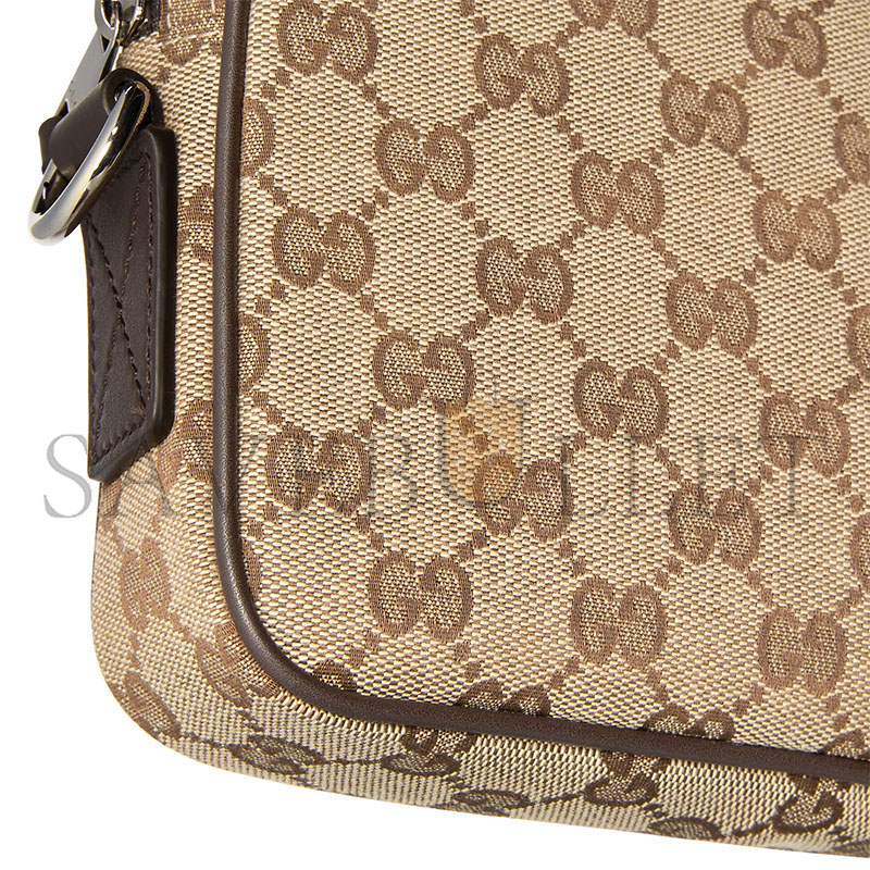 GUCCI GG CANVAS SMALL CROSSBODY BAG 834802 (23*15*5cm) GUCCI GG CANVAS SMALL CROSSBODY BAG 834802 (23*15*5cm)